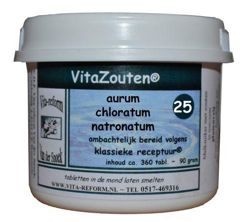 Vitazouten Aurum chlor. natronatum VitaZout nr. 25 360 Tabletten