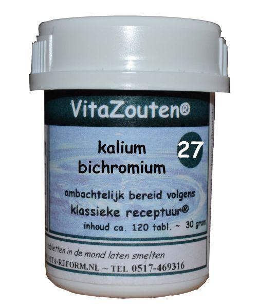Vitazouten Kalium bichromicum VitaZout nr. 27 120 Tabletten