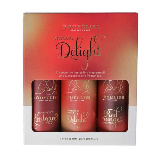 Bodygliss Sensual delight three-pack travel edition 150 Milliliter