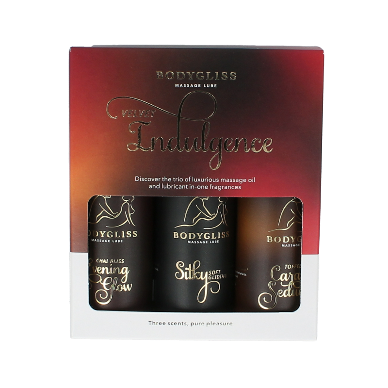 Bodygliss Velvet indulging three-pack travel edition 150 Milliliter