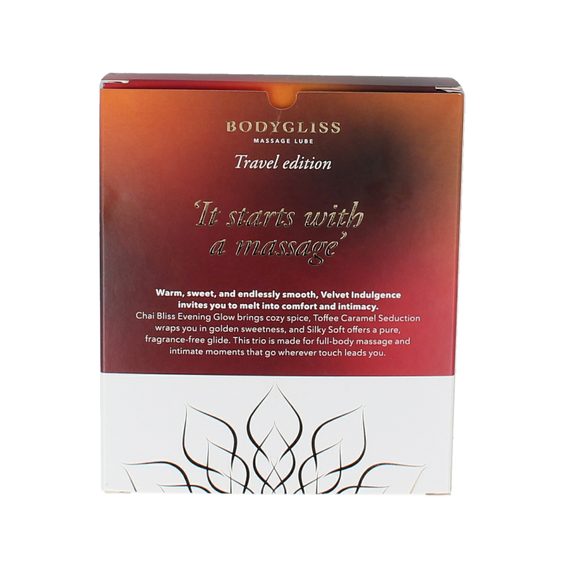 Bodygliss Velvet indulging three-pack travel edition 150 Milliliter