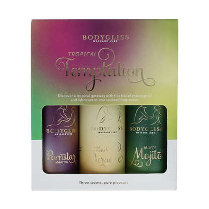 Bodygliss Tropical temptation three-pack travel edition 150.00 Milliliter