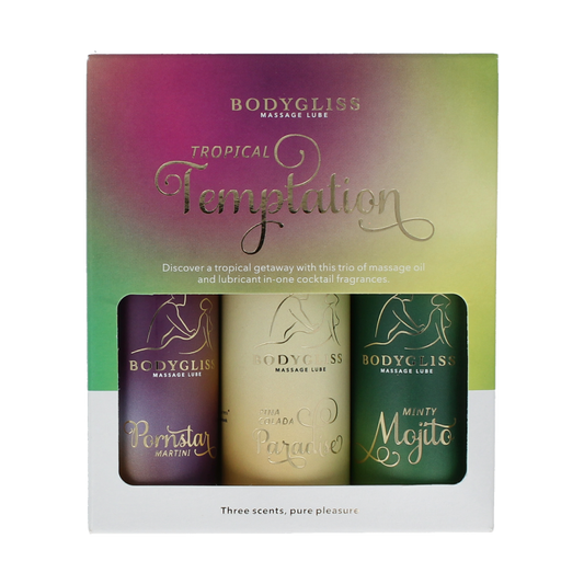 Bodygliss Tropical temptation three-pack travel edition 150 Milliliter