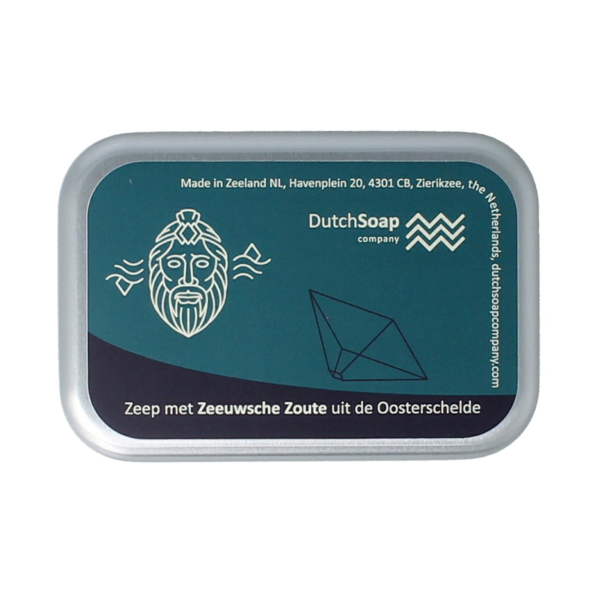 Zeeuwsche Zoute Zeep in aluminium travel case 1.00 Stuks