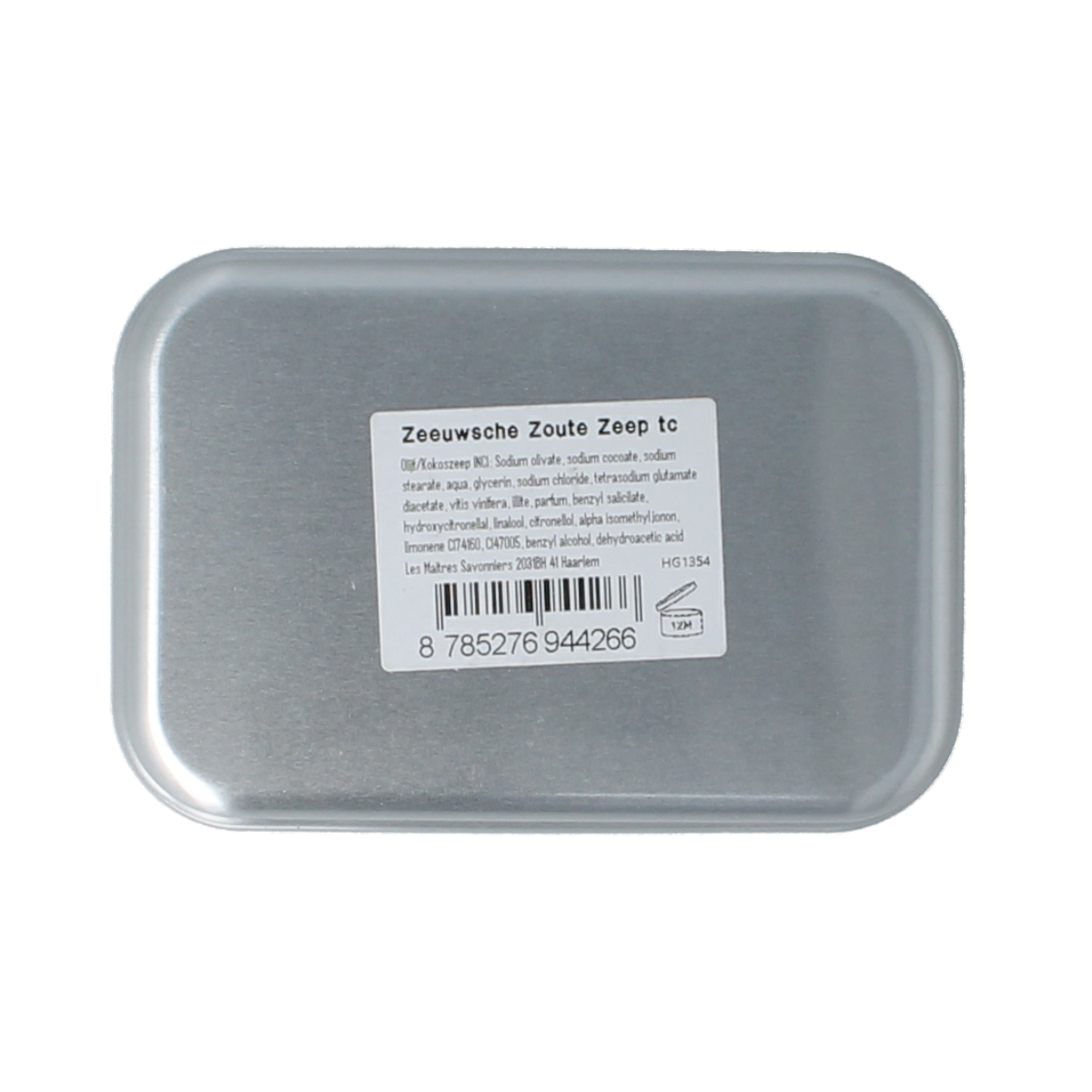 Zeeuwsche Zoute Zeep in aluminium travel case 1.00 Stuks