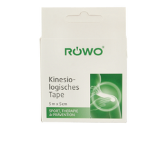 Rowo Kinesiotape zwart 5cmx5m 1 Stuks