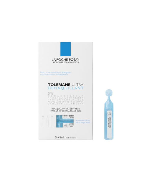 La Roche Posay Toleriane ultra demaquillant ampul gelaat en ogen 30 Stuks