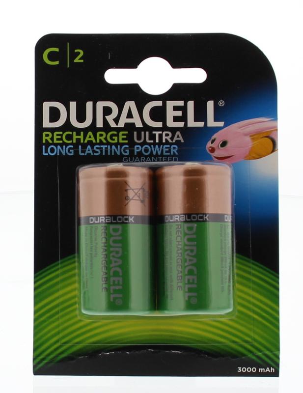 Duracell Rechargeable C HR14 2 Stuks