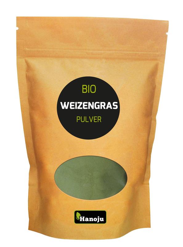 Hanoju Tarwegras poeder bio 500.00 Gram