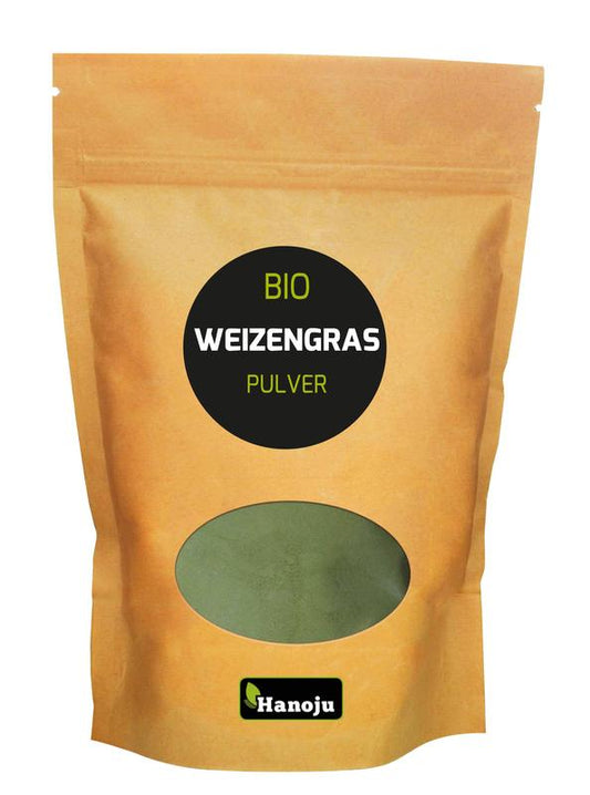 Hanoju Tarwegras poeder bio 500.00 Gram