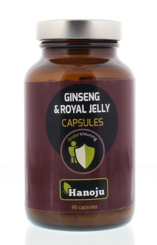 Hanoju Royal jelly ginseng 90 Vegetarische capsules