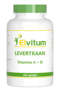 Elvitum  Levertraan A D3 400 Capsules