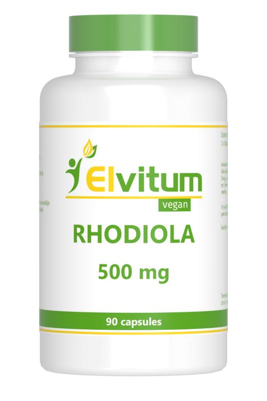 Elvitum  Rhodiola 500mg 90 Vegetarische capsules