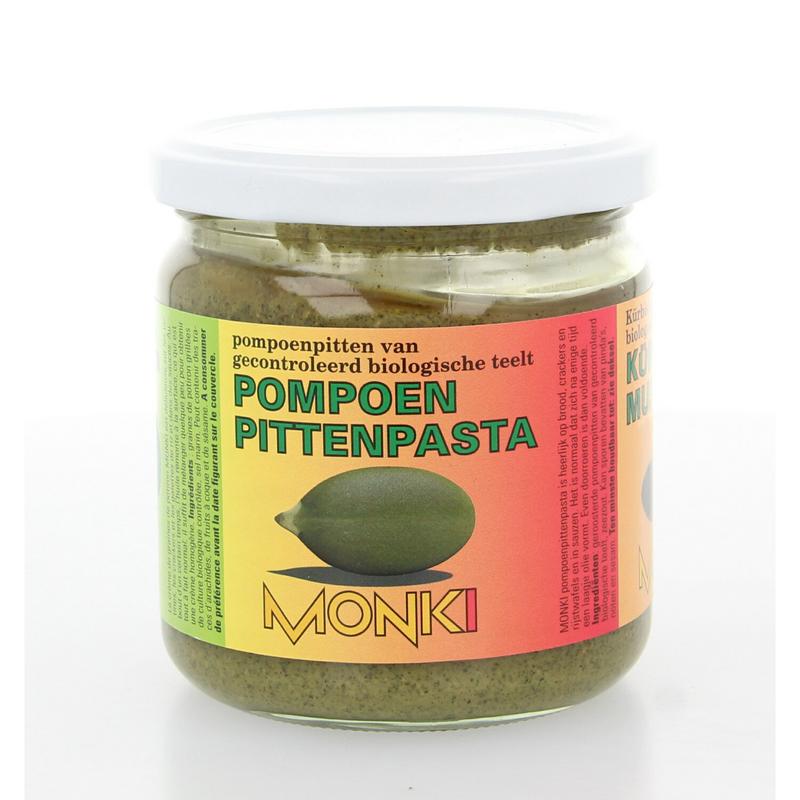 Monki Pompoenpittenpasta bio 330 Gram