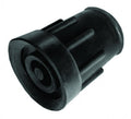 Able 2 Kruk-en stokdoppen 21mm zwart 2.00 Stuks
