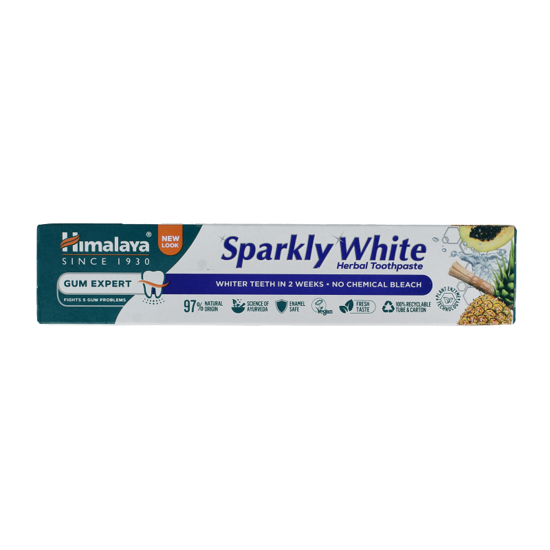 Himalaya Tandpasta kruiden sparkly white 75 Milliliter