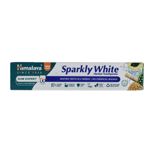 Himalaya Tandpasta kruiden sparkly white 75.00 Milliliter