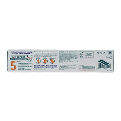 Himalaya Tandpasta kruiden sparkly white 75.00 Milliliter
