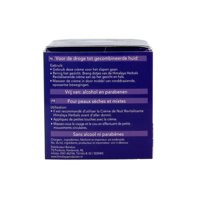 Himalaya Herb revitaliserende nachtcreme 50 Milliliter