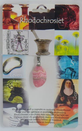 Steengoed Hanger gezondheidssteen rhodochrosiet  1 Stuks