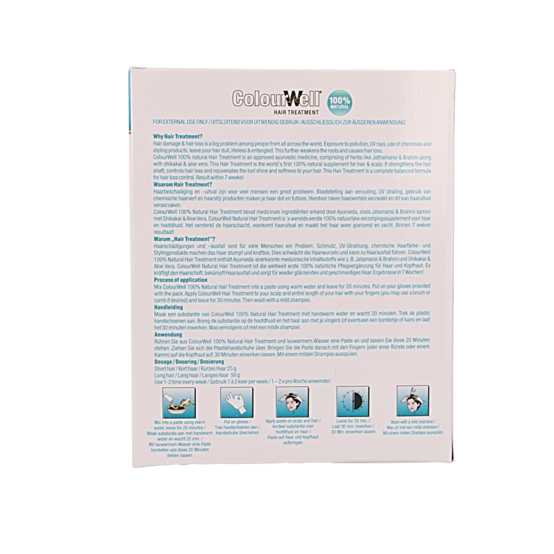 Colourwell 100% Natuurlijke hair treatment 100 Gram