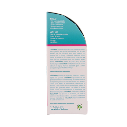 Colourwell 100% Natuurlijke haarkleuring mild zwart 100.00 Gram