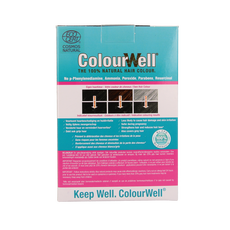 Colourwell 100% Natuurlijke haarkleuring mild zwart 100.00 Gram