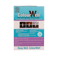 Colourwell 100% Natuurlijke haarkleur donker kastanje bruin 100 Gram