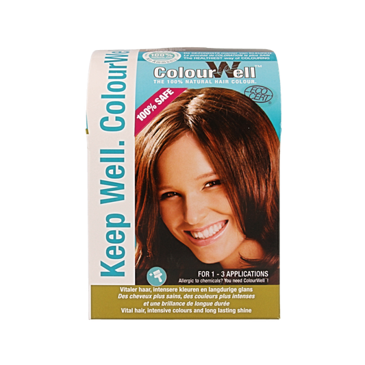 Colourwell 100% Natuurlijke haarkleuring kastanje bruin 100 Gram