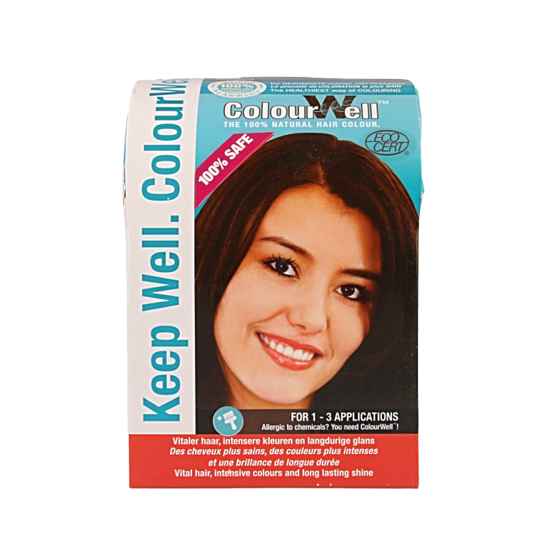Colourwell 100% Natuurlijke haarkleur mahonie 100 Gram