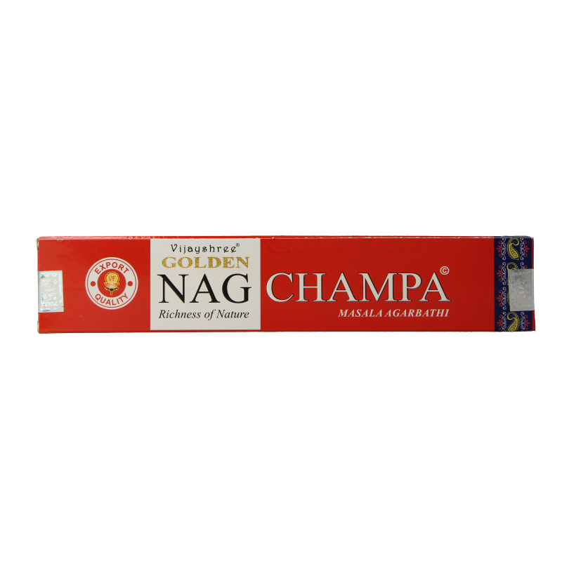 Nag Champa Wierook golden nag champa incense 15 Gram