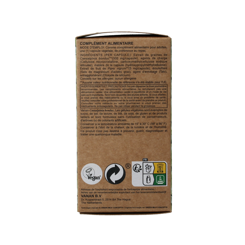 Vanan Bonduc nut 60 Capsules