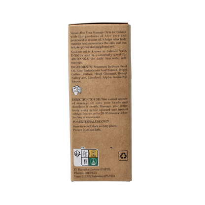 Vanan Aloe vera massage oil 90.00 Milliliter