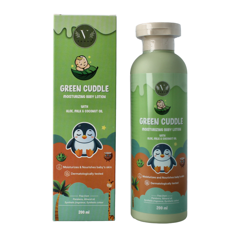 Vanan Green cuddle baby lotion moisturizing 200 Milliliter