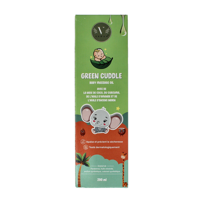 Vanan Green cuddle baby massageolie 200.00 Milliliter