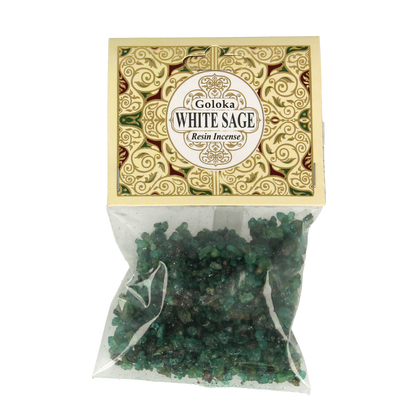 Goloka Resin incense white sage 30.00 Gram
