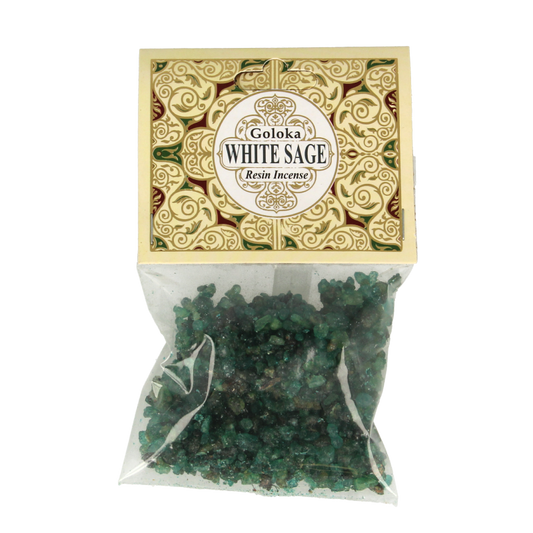 Goloka Resin incense white sage 30 Gram