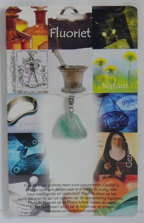 Steengoed Hanger gezondheidssteen fluoriet  1 Stuks