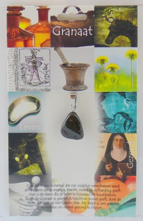 Steengoed Hanger gezondheidssteen granaat 1 Stuks