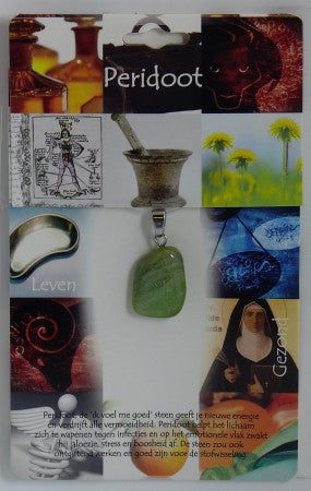 Steengoed Hanger gezondheidssteen peridoot  1 Stuks