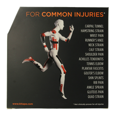 KT Tape Jumbo original roll 38 meter beige precut 1 Stuks