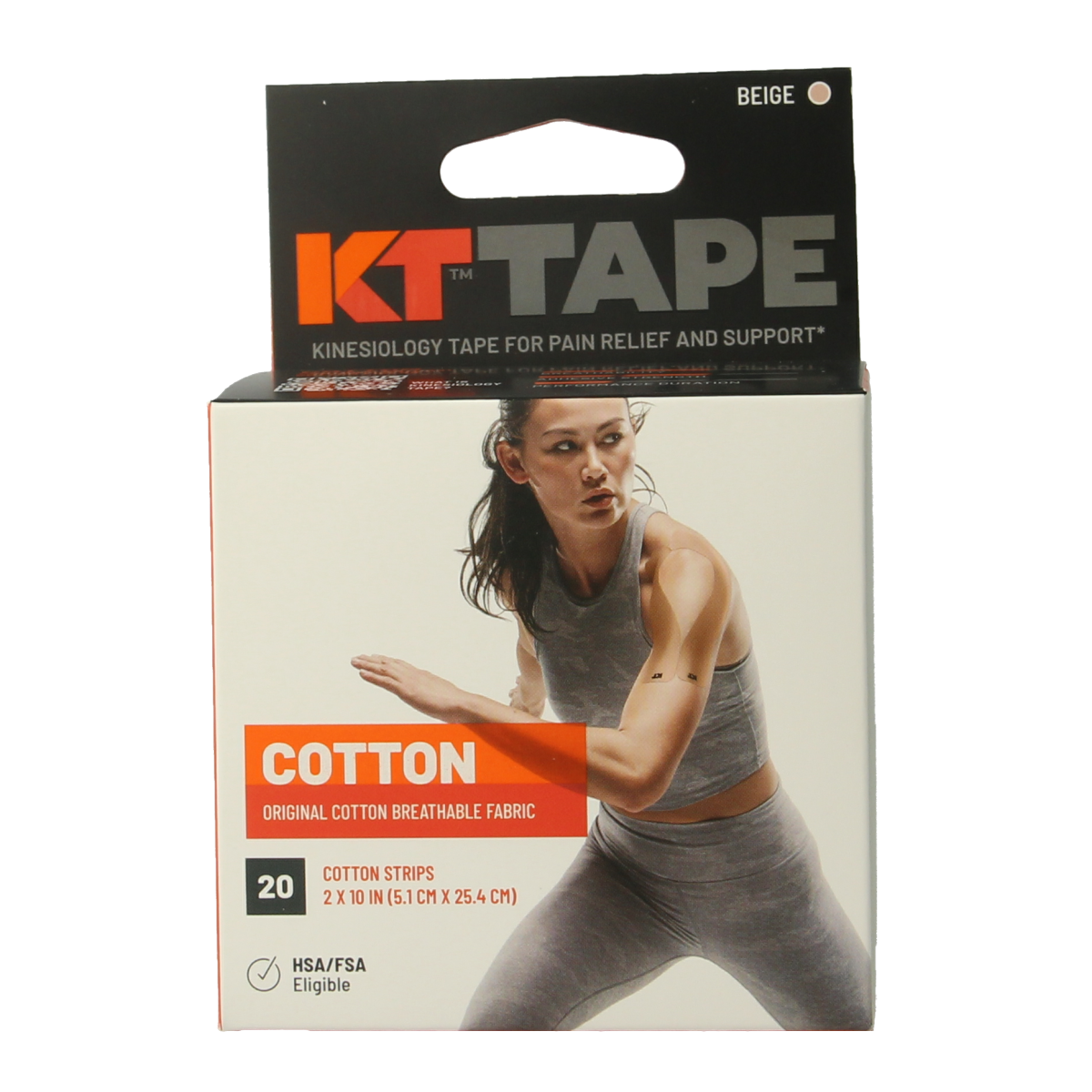 KT Tape Original precut 5 meter beige 20.00 Stuks