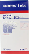 Leukomed Transparant wondverband T plus 10.0 x 20cm 5.00 Stuks