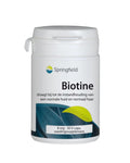 Springfield Biotine (vitamine B8) 8 mg 30 Vegetarische capsules