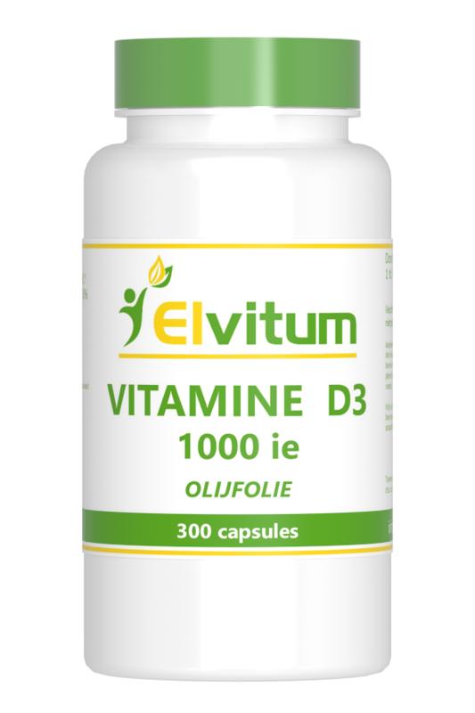Elvitum  Vitamine D3 1000IE/25mcg 300 Capsules