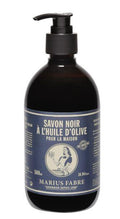 Marius Fabre Savon noir zwarte zeep met pomp 500 Milliliter