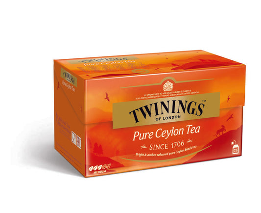 Twinings Pure ceylon tea 25 Zakjes