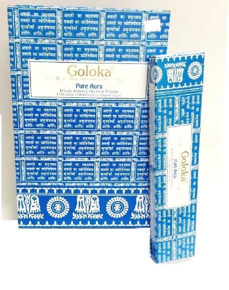 Goloka Wierookstokjes pure aura 15.00 Gram