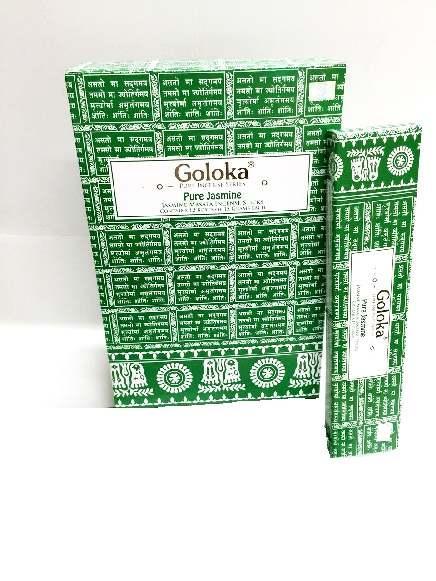 Goloka Wierookstokjes pure jasmin 15 Gram