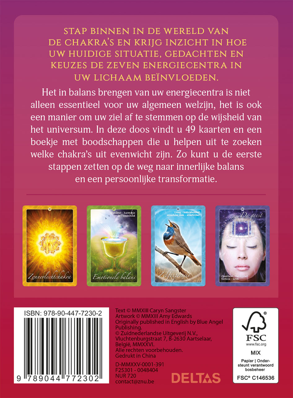 Deltas Chakra wijsheid - Boek en orakelkaarten 1.00 Set